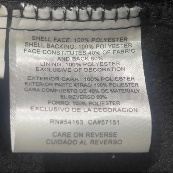 NFL Bengals 3 Layer Soft Shell Bonded Jacket Removable Hood NWT XL - Picture 10 of 15